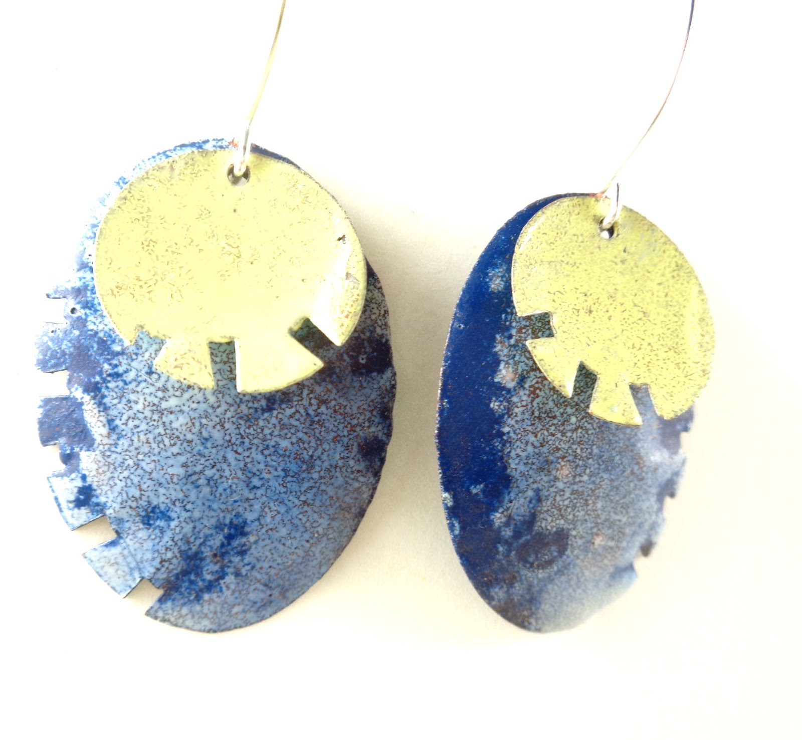 Vitreous Enamel Jewelry, Copper Enamel Jewelry, Handmade Jewelry