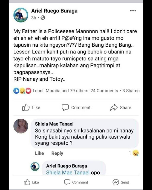 Pahayag ng Isang Pulis Tungkol sa Pamam4ril ng Kapwa Nito Pulis