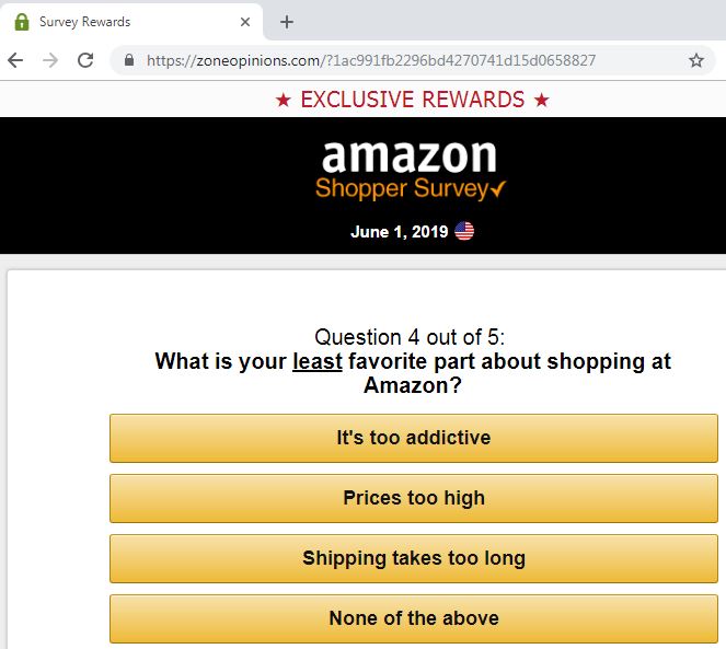 CyberCrime & Doing Time SMS Phish? Amazon Reward!