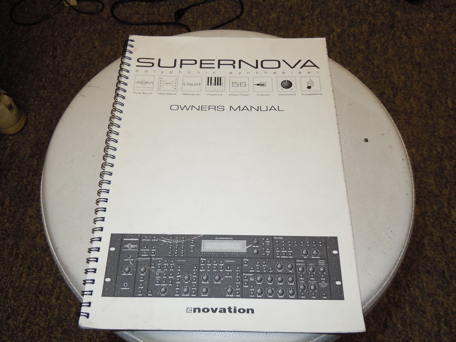 MATRIXSYNTH: Fully Expanded Novation Supernova Virtual Analog Rack