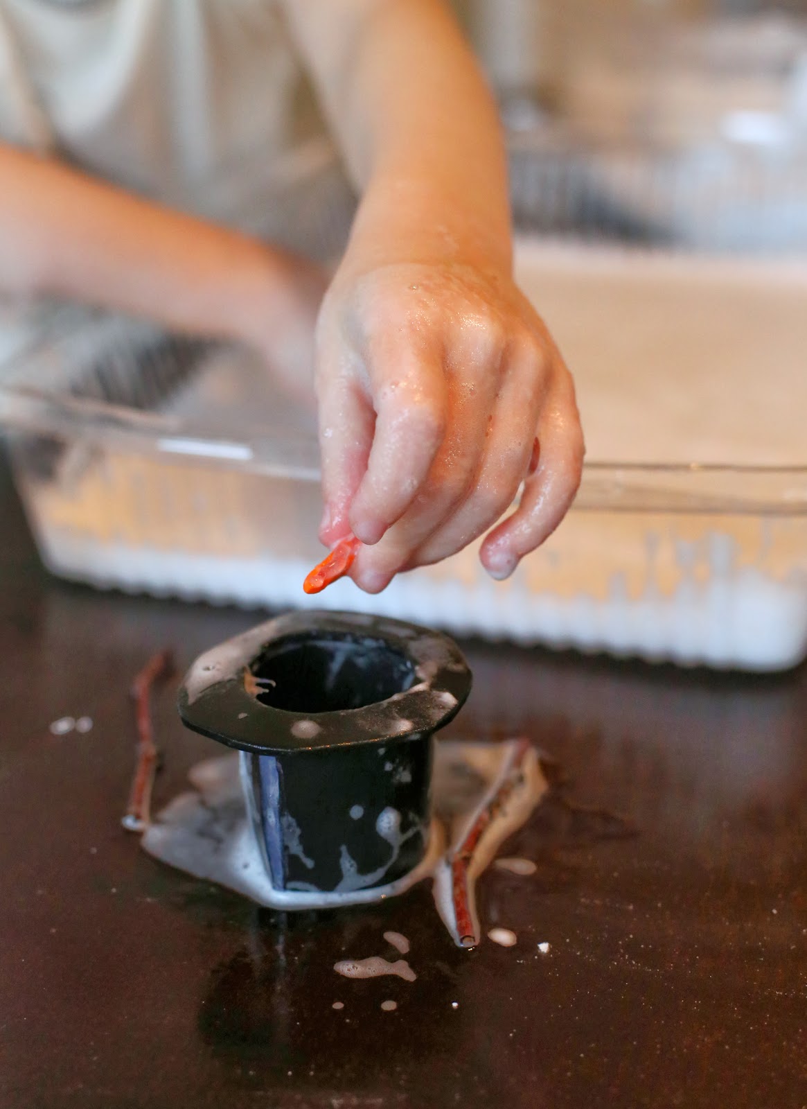 Foaming Dough Recipe Magic Foaming Snowman