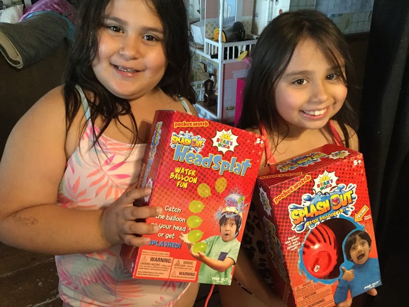 ryan's world head splat