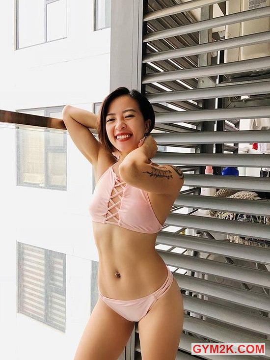 “Nữ hoàng phòng gym Hà Nội” chỉ cách có cơ bụng cấp tốc