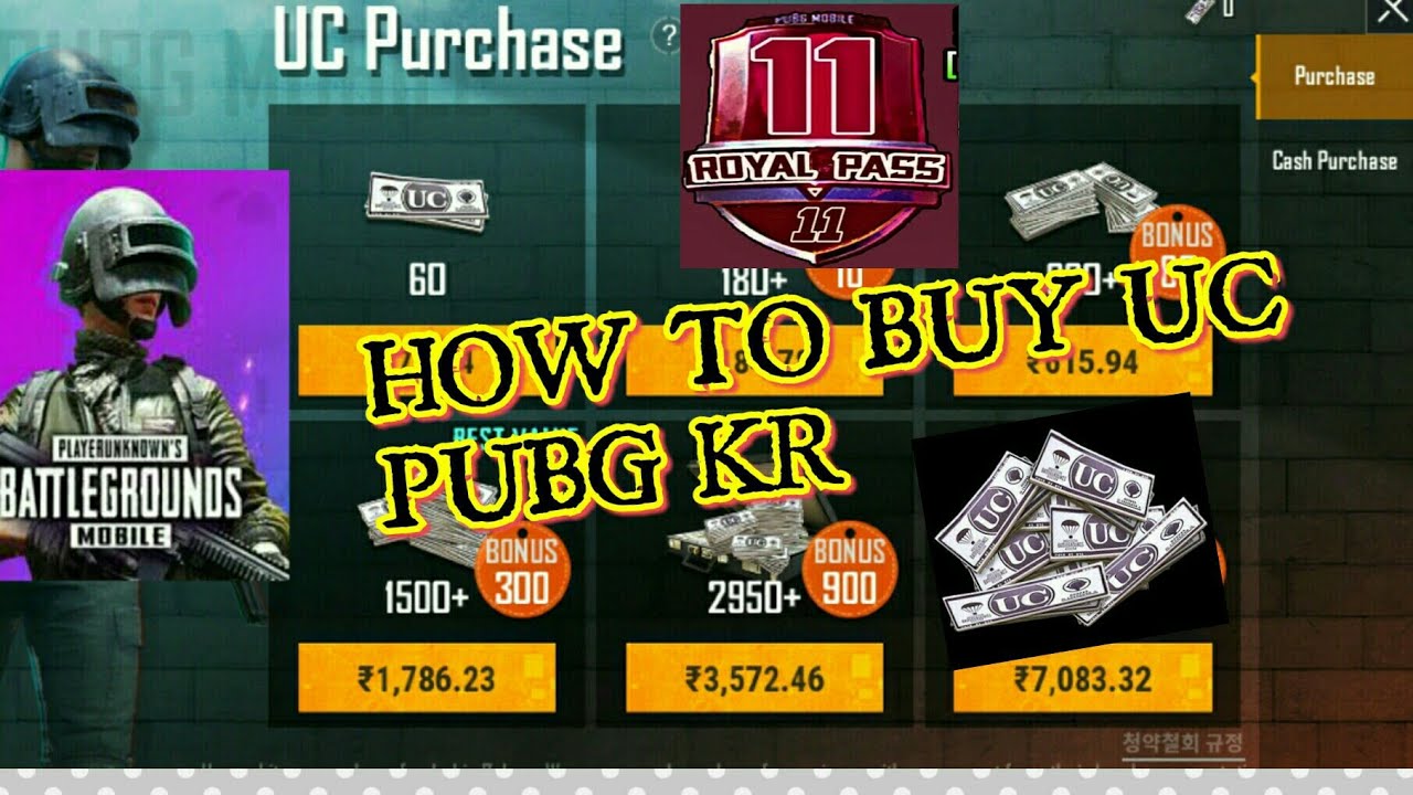 Top up pubg kr