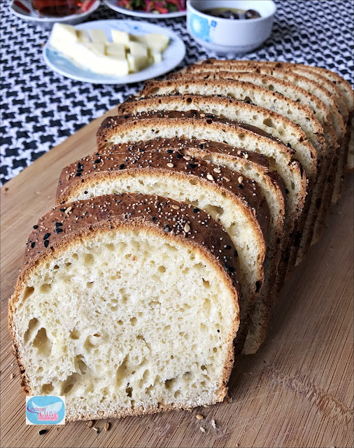 ekşi mayalı tost ekmeği, ev yapımı tost ekmeği, nefis tost ekmeği tarifi