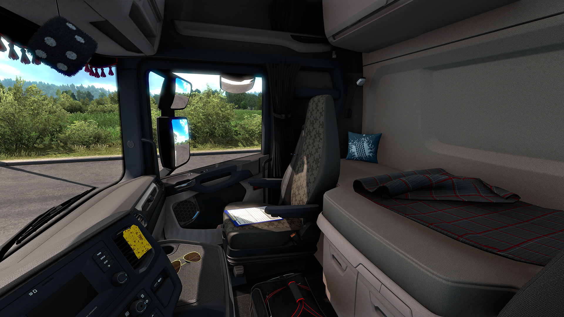 ETS 2 receives free update for cabin accessories DLC