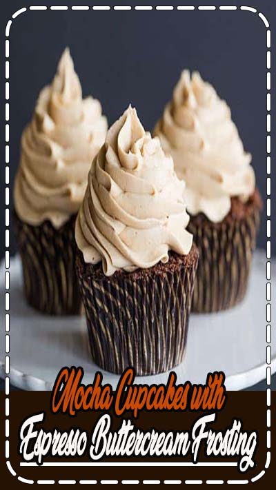 These mocha cupcakes are coffee and espresso-infused, light on the chocolate, and topped with an espresso-spiked buttercream frosting.