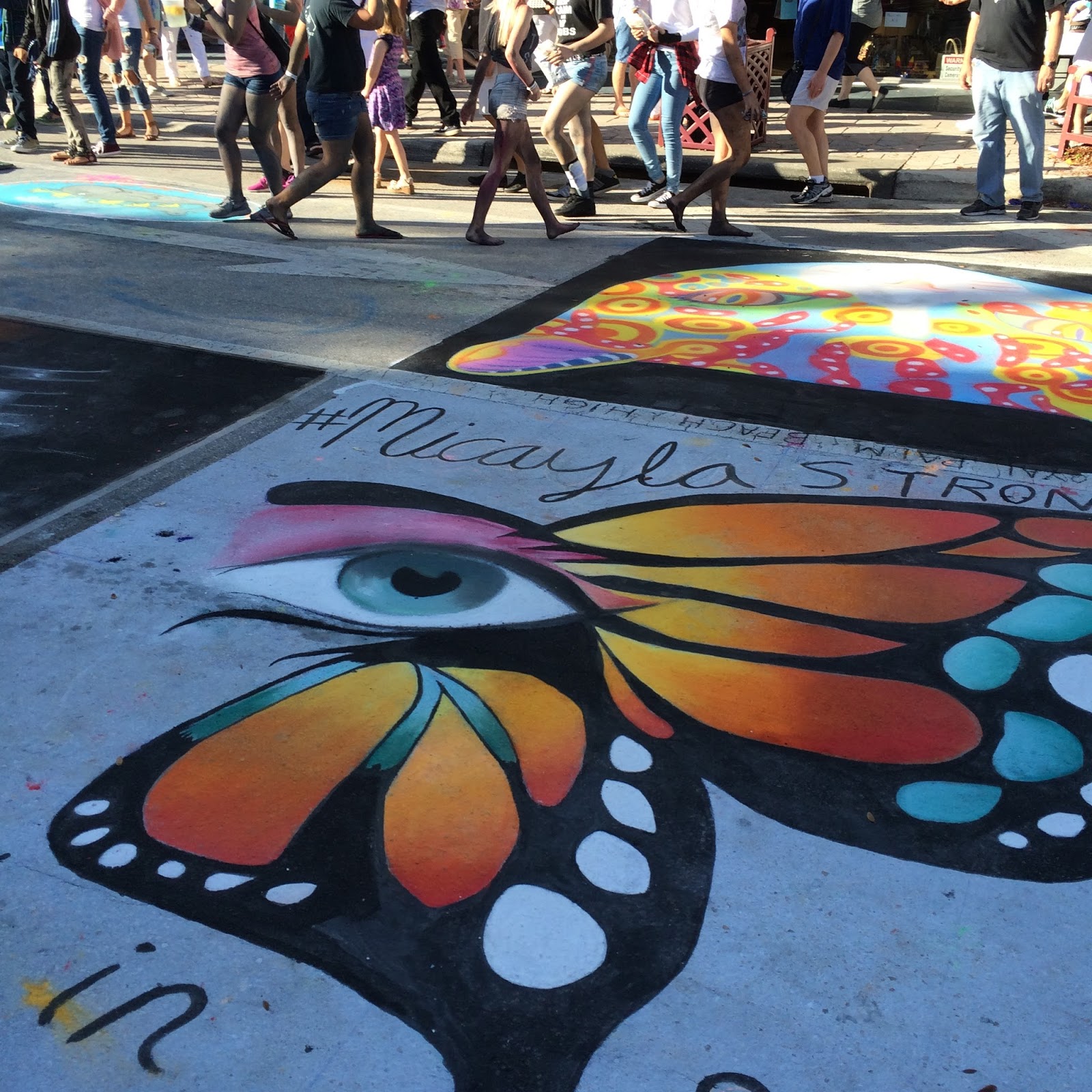Road Writer Street Painting in Lake Worth Florida