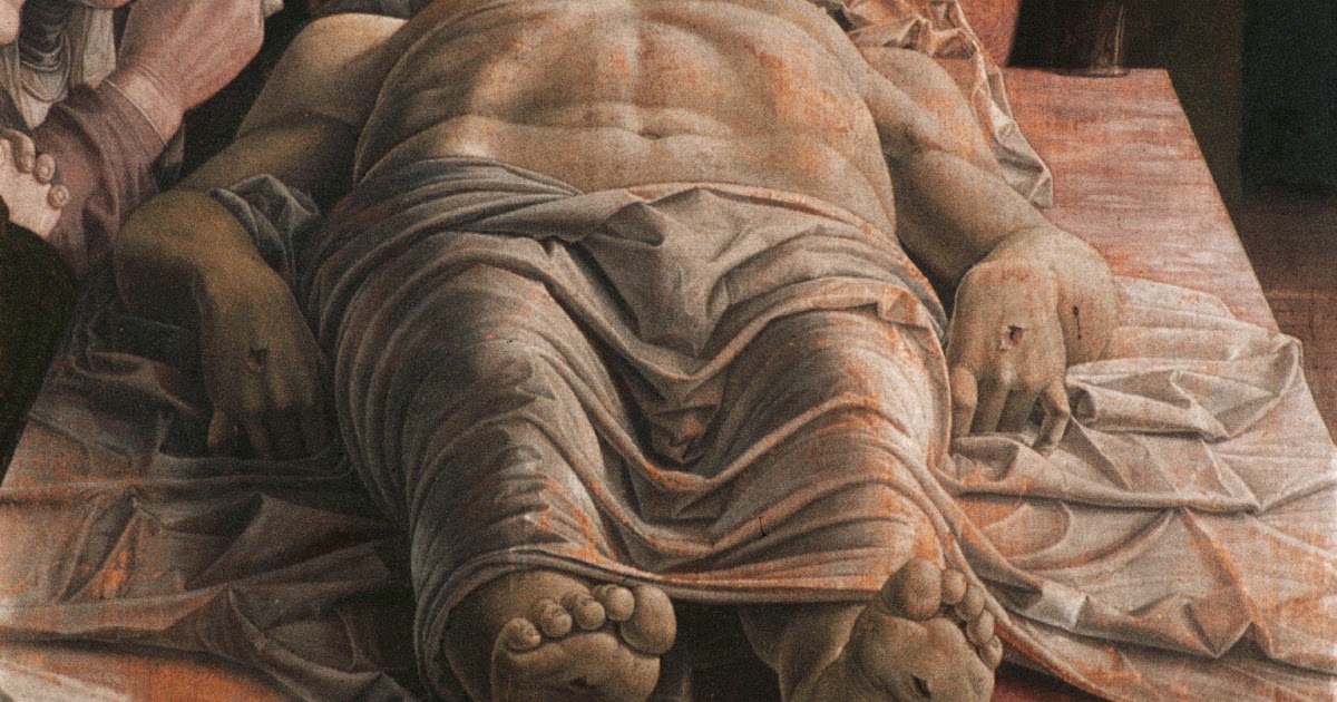 Free Fall Andrea Mantegna's Dead Christ