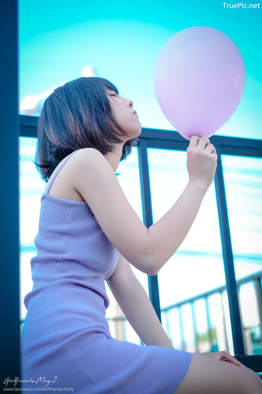 Image Thailand Model - Pakkhagee Arkornpattanakul - Purple Balloon - TruePic.net - Picture-4