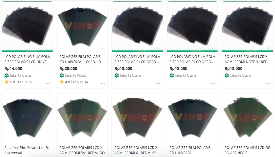 Toko Polarizer Jakarta Termurah Toko Polarizer Jakarta Termurah