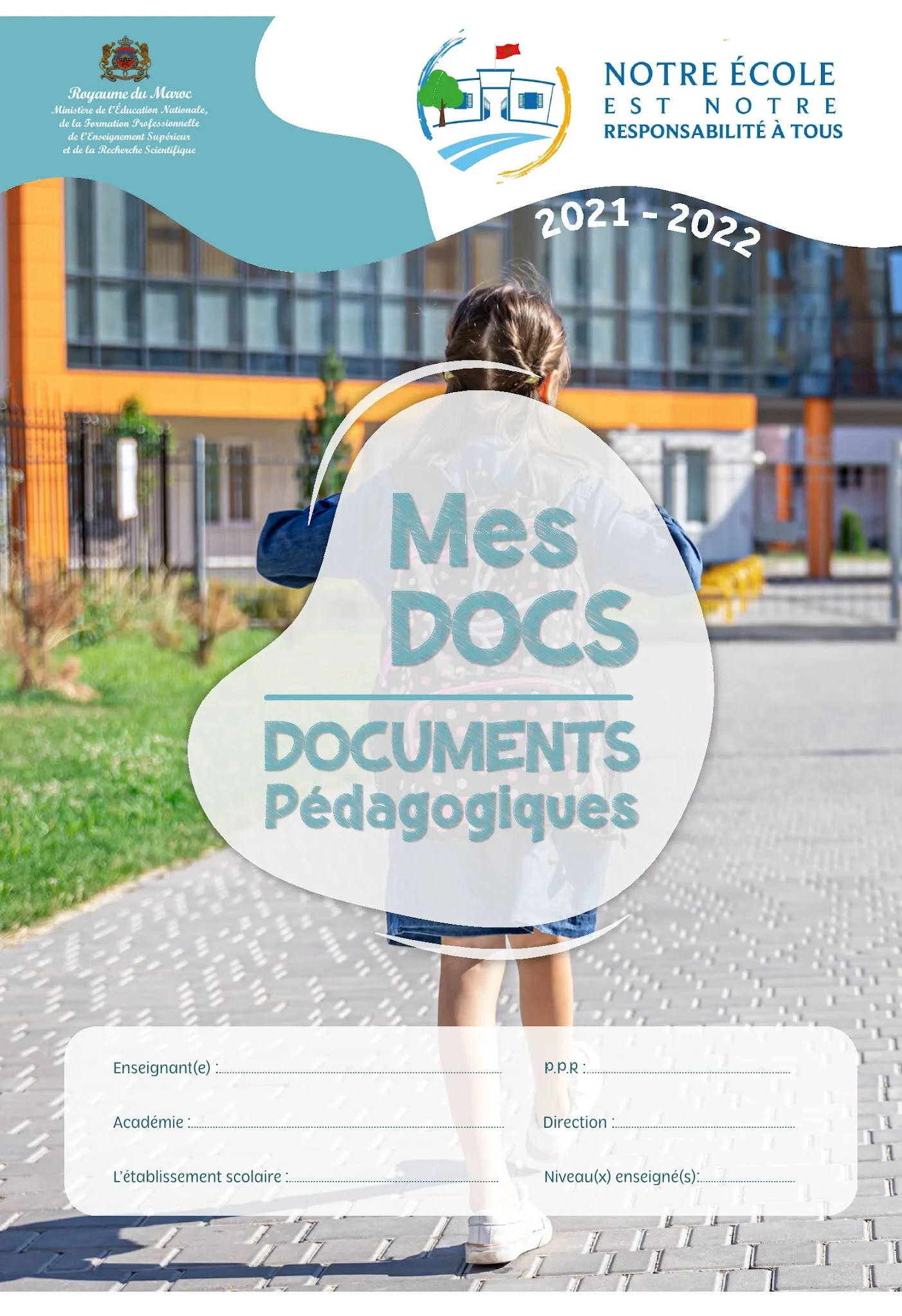 الوثائق التربوية للأستاذ 2021/2022 نسخة فرنسية