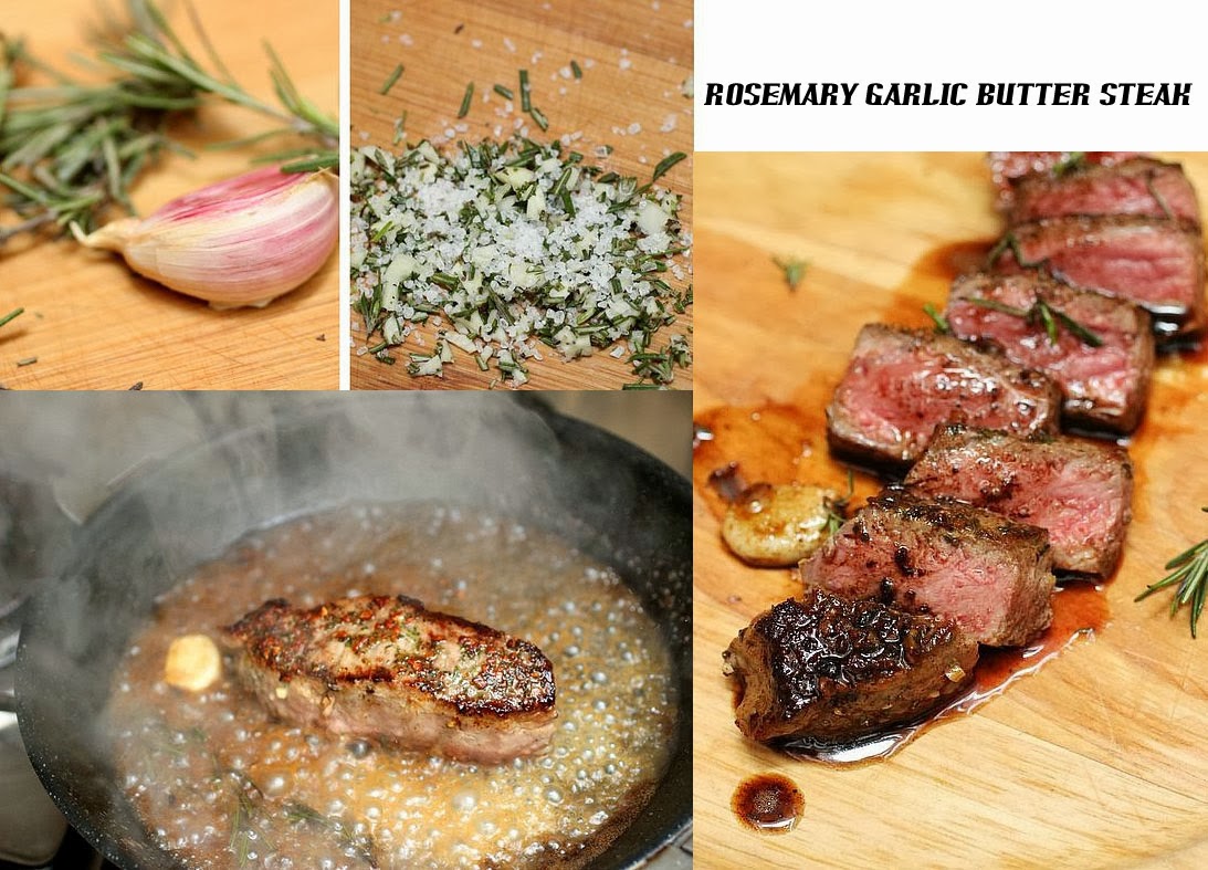ROSEMARY GARLIC BUTTER STEAKS Great Recipe Ideas