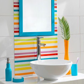 Amo la decoración: BAÑOS COLORIDOS