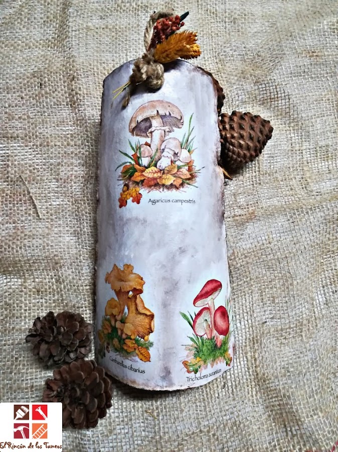 teja con decoupage
