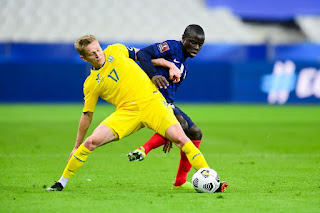 ملخص واهداف مباراة فرنسا واوكرانيا (1-1) تصفيات كأس العالم