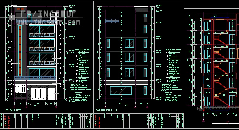 بلانات شقق سكنية Dwg مخطط مشروع عمارة سكنية dwg | مشروع عمارة سكنية مودرن