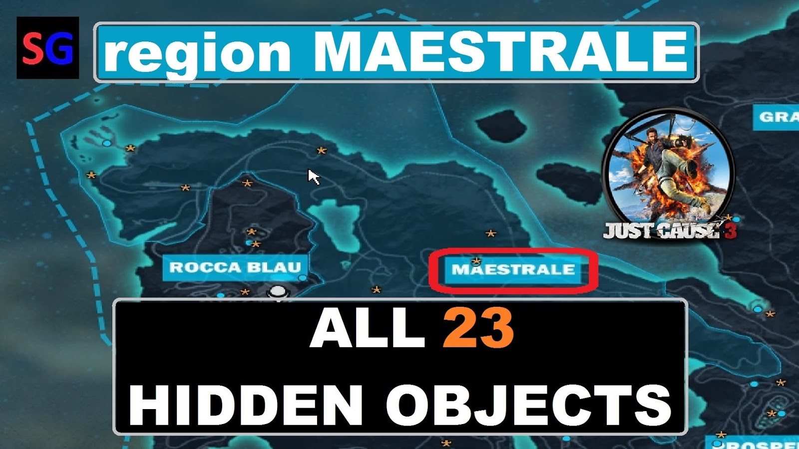Маэстрале just cause 3 карта поселений