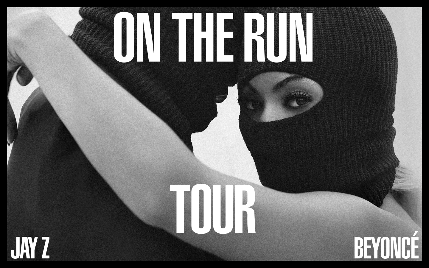 on the run tour with my mask off