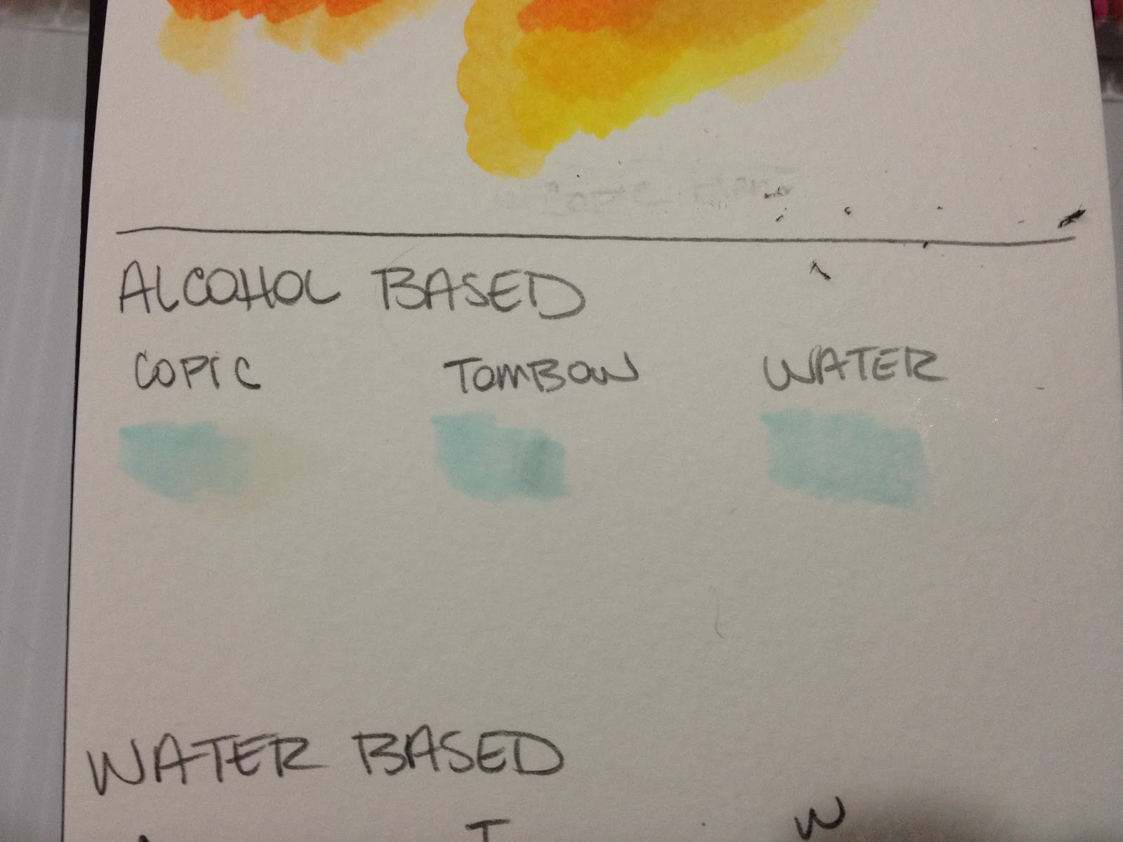 Markers 101; Water-Based v Alcohol-Based 
