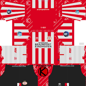 PSV Eindhoven 2019/2020 Kit - Dream League Soccer Kits