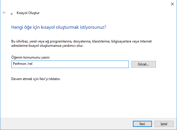 Windows 10'da Güvenilirlik Geçmişi Kısayolu Oluşturun 2 performence2