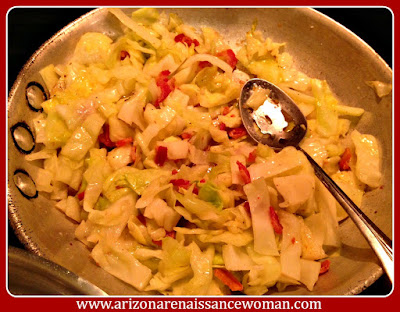 Cabbage and Bacon Mixture for Bangers and Mash Tacos