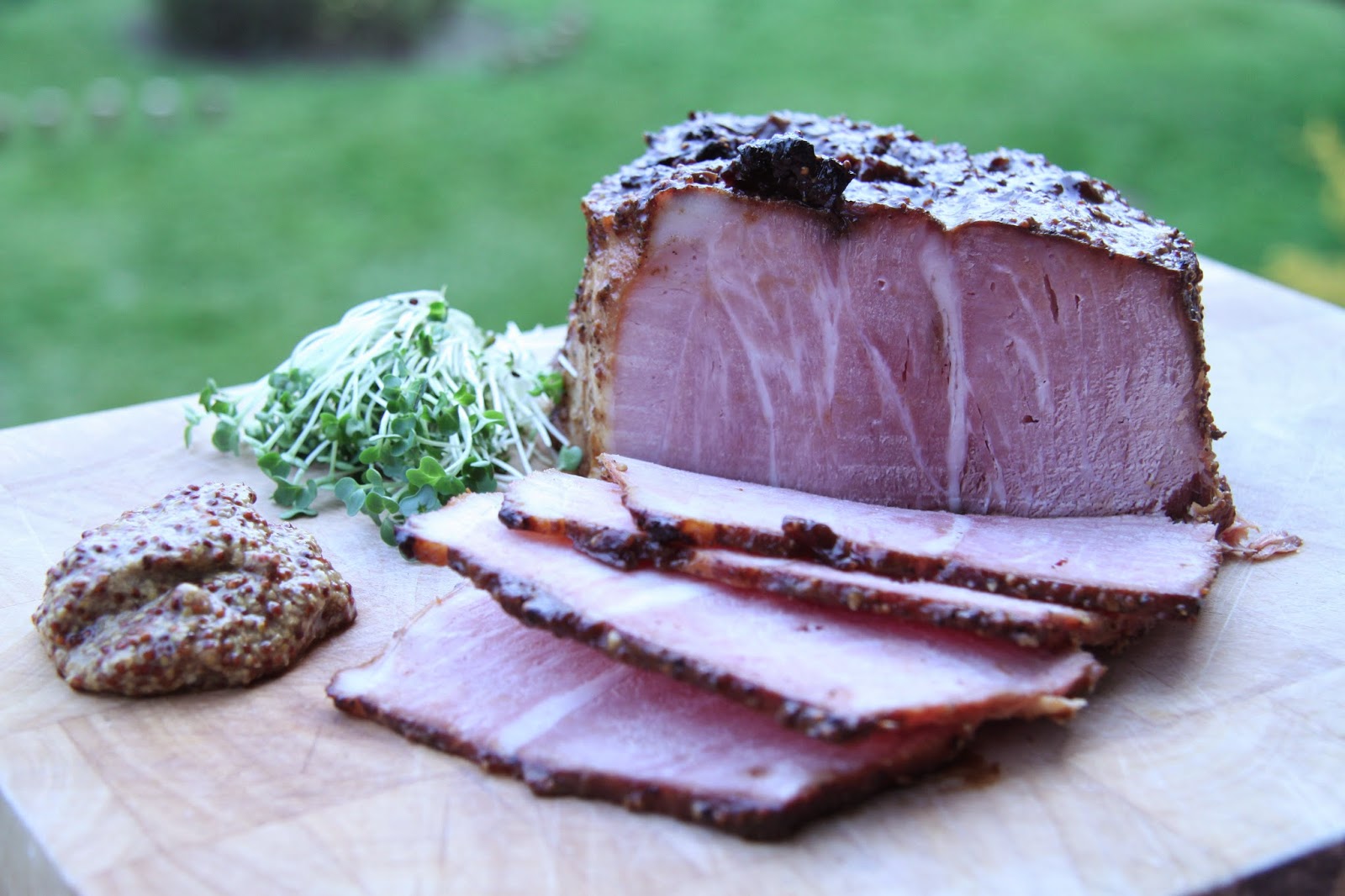 Domestic Sluttery Sluttishly Savoury Fig and Black Pepper Baked Ham