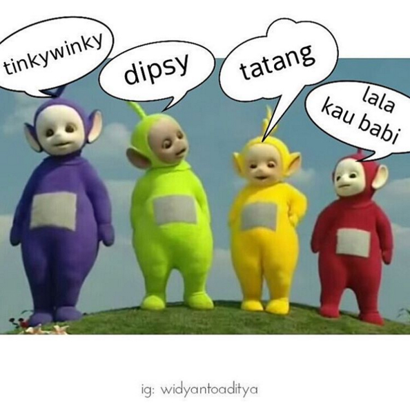 15 Meme Teletubbies Indonesia Lucu yang bikin Ngakak - Gambar Lucu Terbaru
