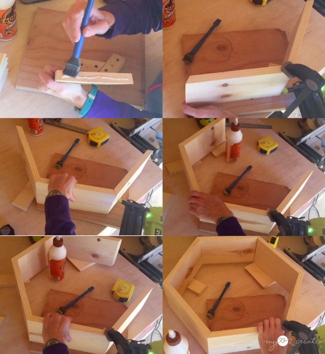 Hexagon and Triangle Shelves My Love 2 Create