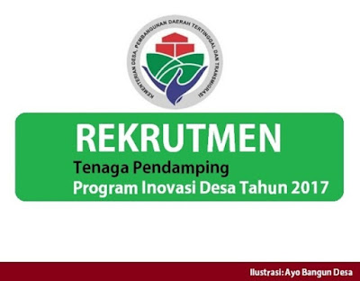 Jumlah tenaga pendamping yang akan direkrut pada tahun 2017 untuk pelaksanan Program Inovasi Desa (PID) tahun 2017 sebanyak 2.719 orang yang terdiri dari Tenaga Ahli Program Inovasi Desa (TA PID) Pusat, Tenaga Ahli Program Inovasi Desa (TA PID) Provinsi, Tenaga Ahli Program Inovasi Desa (TA PID) kabupaten/kota, dan Tenaga Pendukung PID Program Kabupaten/kota.