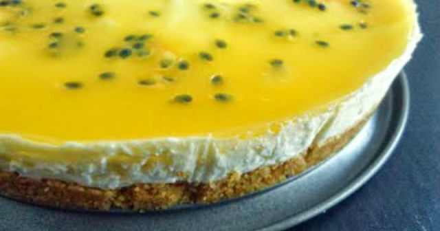 Cheesecake With Passion Fruit Glaze Recipe