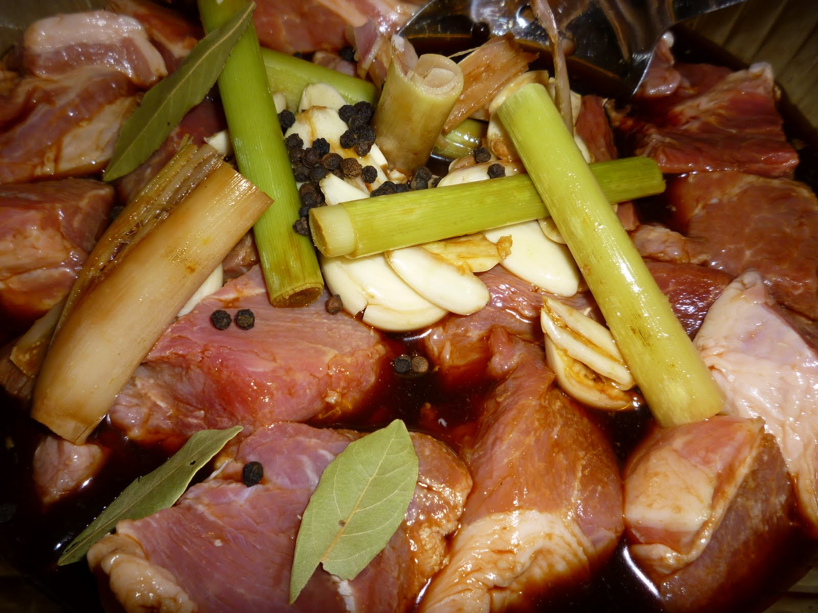 PinoyAmericanFavoriteRecipes 328_Lemongrass Pork Adobo (Adobo with Tanglad)