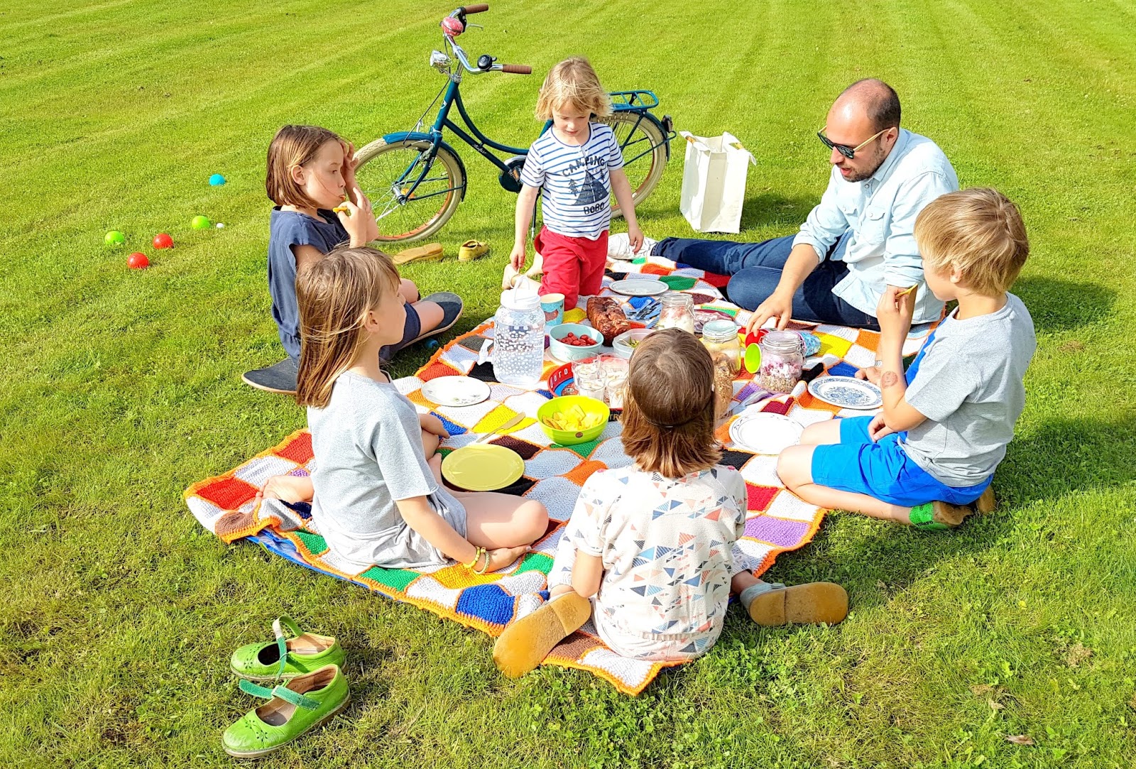 Knop Alternatief Schaar mama van vijf: Picknicken in het park