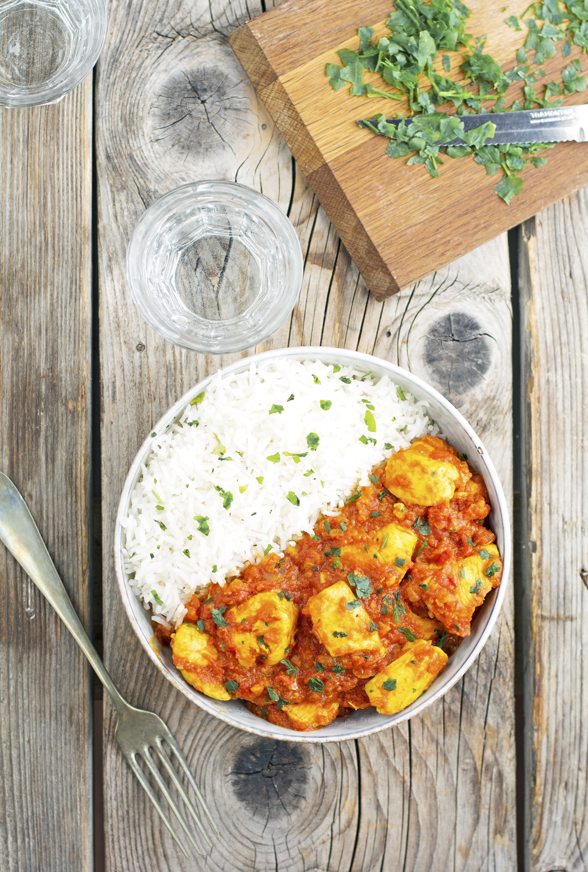 Easy Tomato Chicken Curry