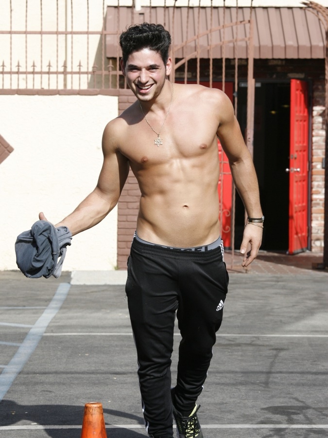 20 year old 'Dancing With The Stars' troupe dancer Alan Bersten f...