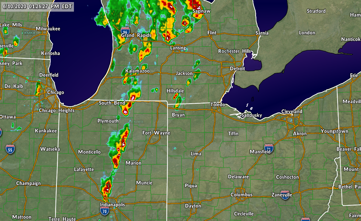 Significant Damaging Winds Are Possible Across Eastern Michigan On