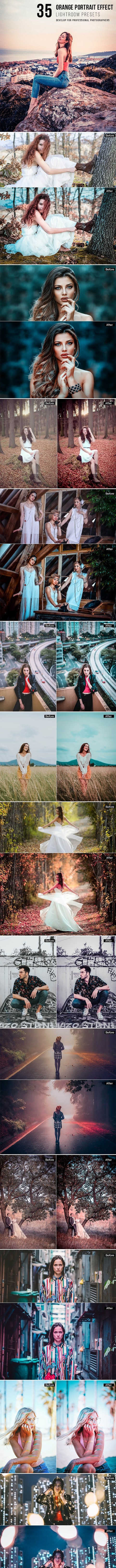 Graphicriver - 22141416 35 orange portrait effect presets 2 Preview File