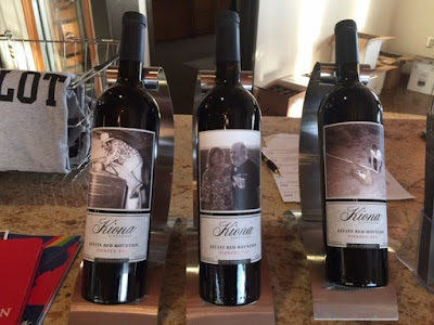 Three Kiona wine bottles