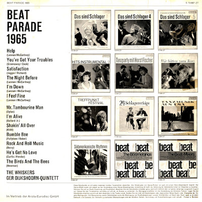 THE WHISKERS (Ger Dijkshoorn Kwintet) - Beat Parade 1965 Plus  (vol. 43 Heimatliche Klaenge)