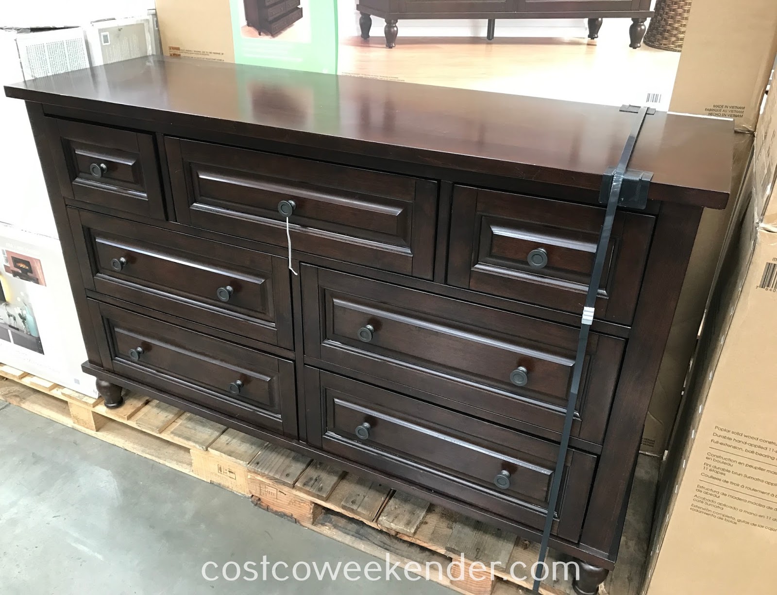 Bayside Furnishings 7Drawer Dresser Costco Weekender