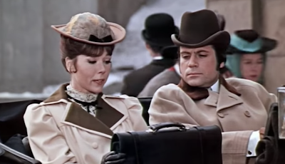 Diana Rigg and Oliver Reed in The Assassination Bureau