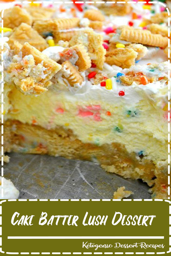 Cake Batter Lush Dessert Food Lade