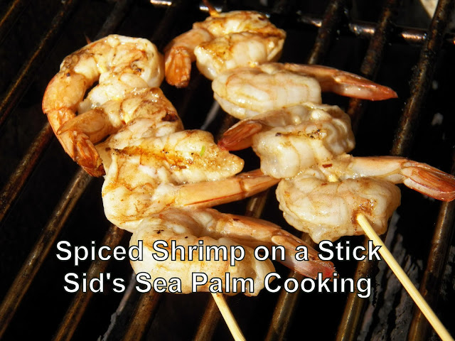 Spiced Shrimp on a Stick