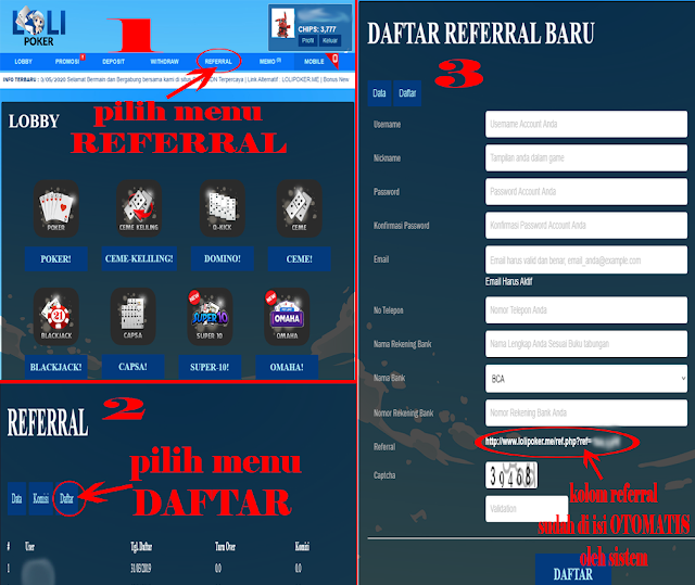 CARA MENDAFTARKAN AKUN TEMAN DENGAN KODE REFERRAL ANDA | CARA MENDAFTARKAN DOWNLINE MENGGUNAKAN ...