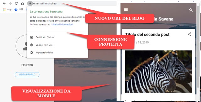 redirect di blogger a un dominio personalizzato redirect di blogger a un dominio personalizzato