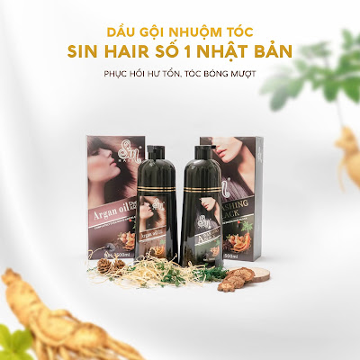 Dầu gội nhuộm tóc bác sin hair