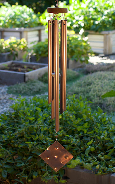 Copper wind chime by Coast Chimes