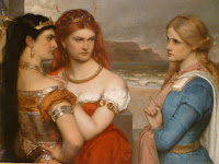 King Lear and his three daughters-story