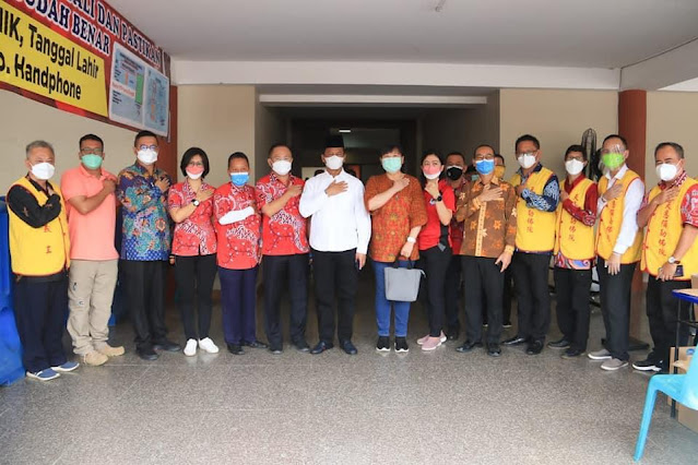 Tinjau Vaksinasi di Vihara Duta Maitrey, Rudi Ucapkan Terima Kasih kepada PSMTI Tinjau Vaksinasi di Vihara Duta Maitrey, Rudi Ucapkan Terima Kasih kepada PSMTI